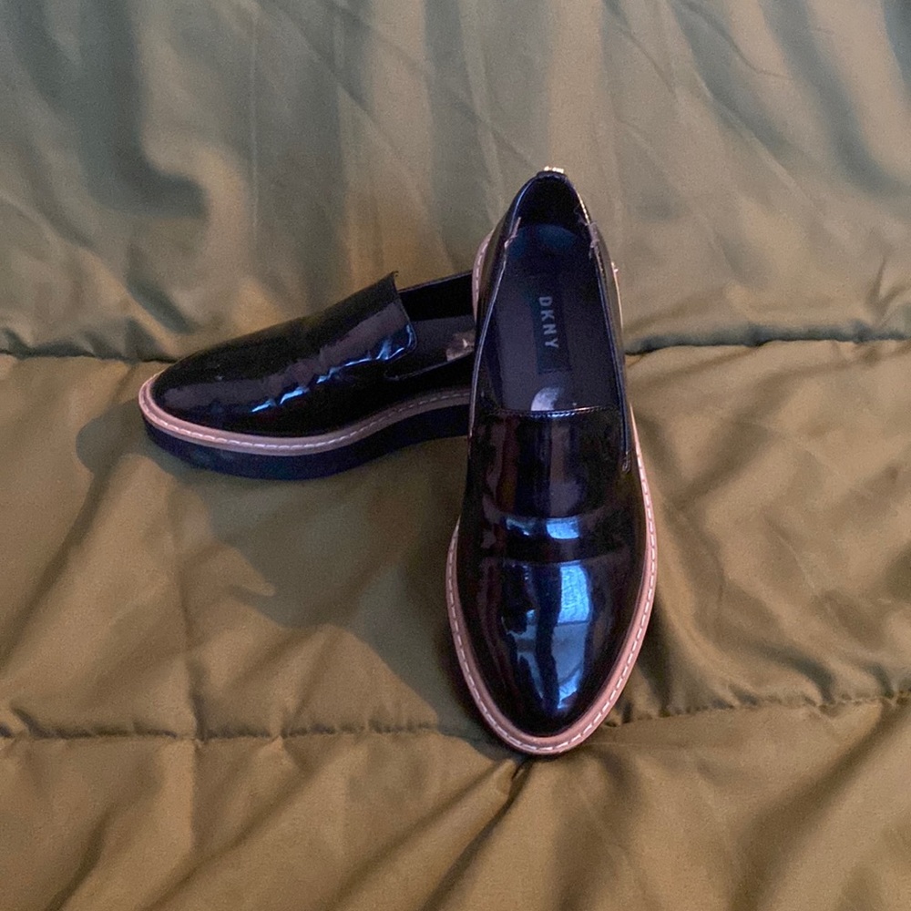 DKNY Black Loafers